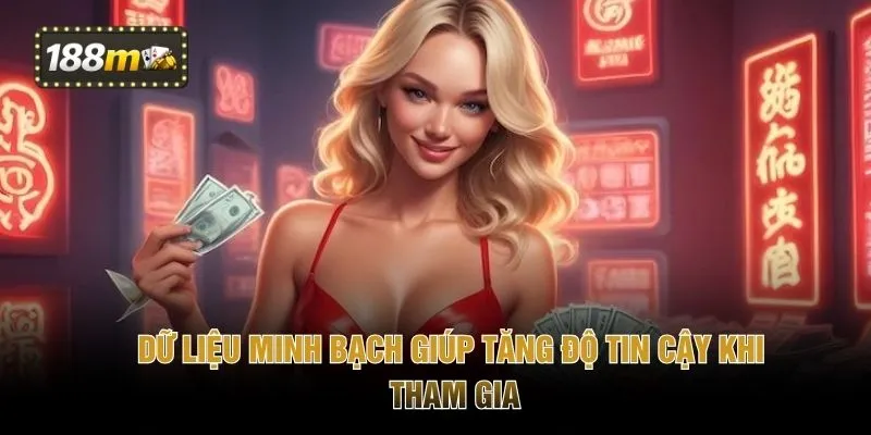 Dữ liệu minh bạch giúp tăng độ tin cậy khi tham gia