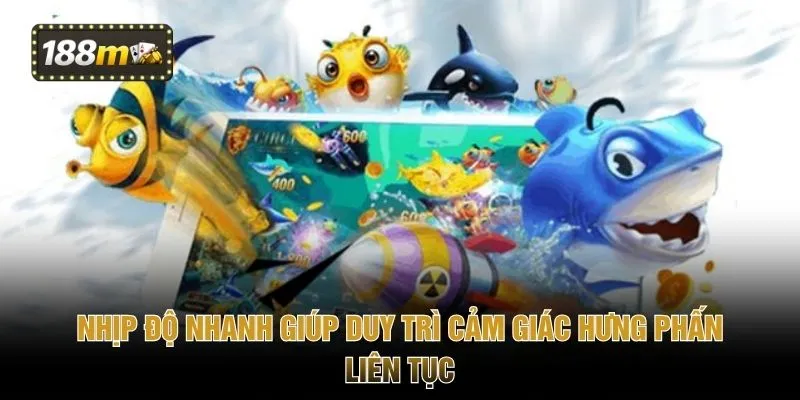 Nhịp độ nhanh giúp duy trì cảm giác hưng phấn liên tục